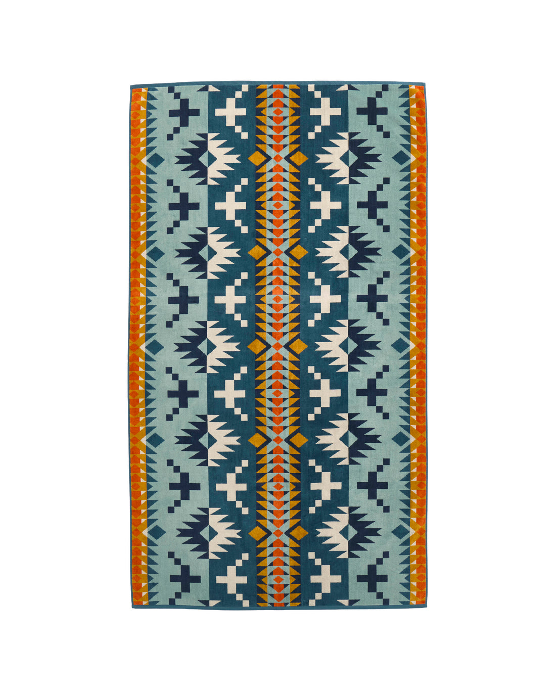 Pendleton Oversized Jacquard Spa Towel in Spider Rock Mist, view 1