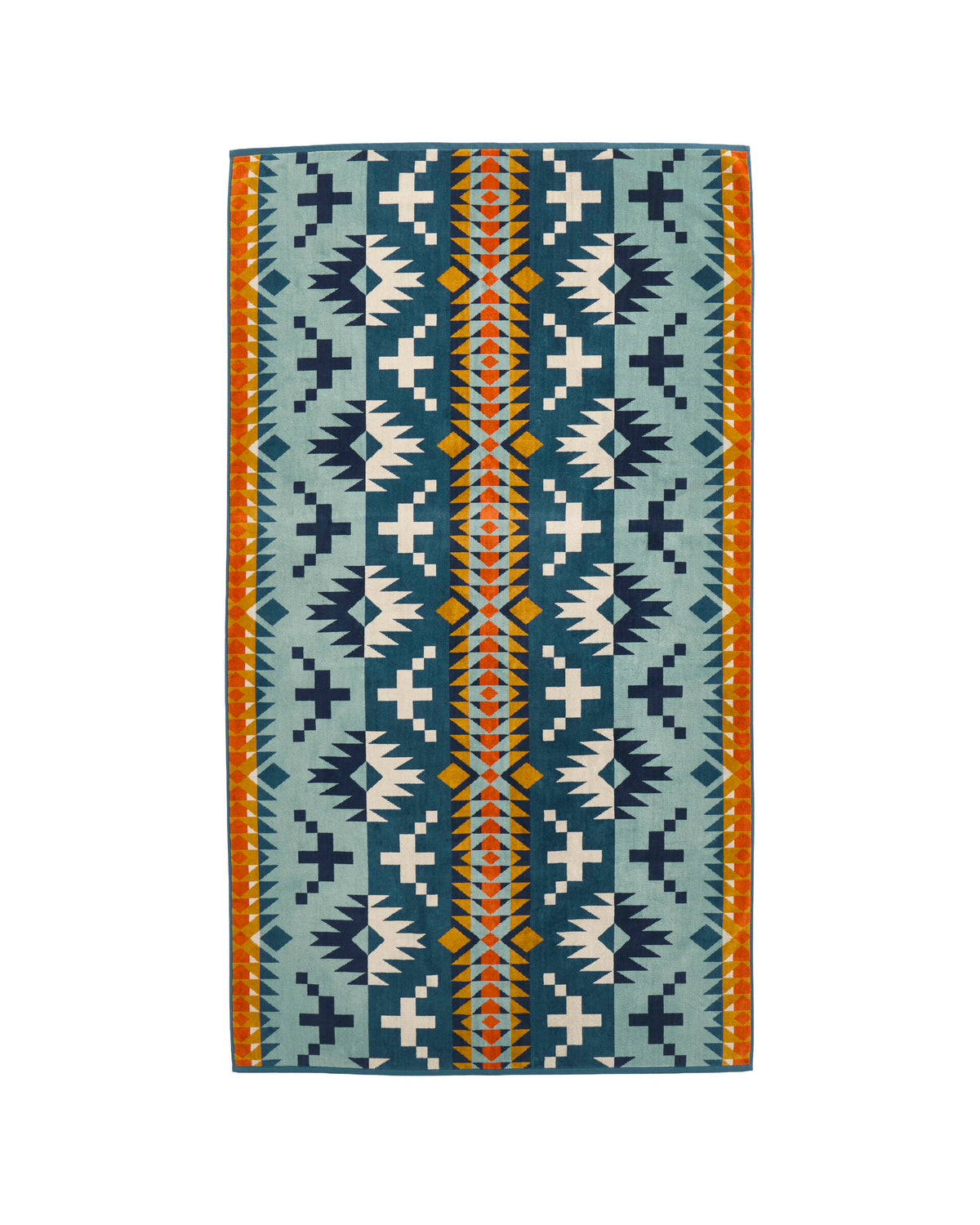Pendleton Oversized Jacquard Spa Towel in Spider Rock Mist, view 1