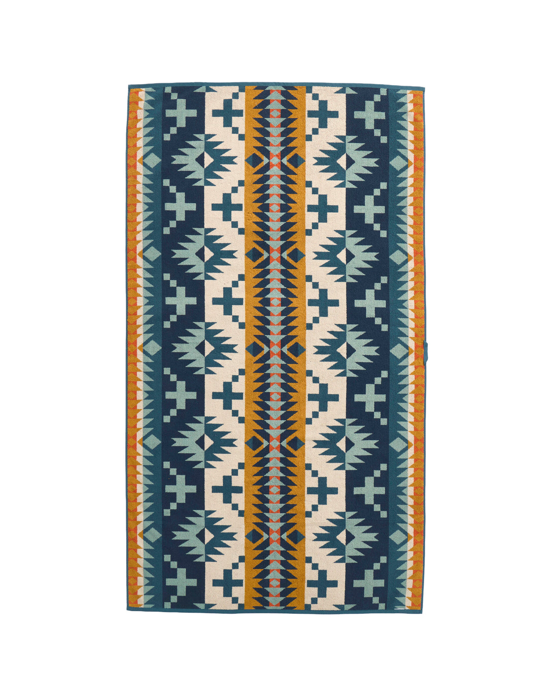 Pendleton Oversized Jacquard Spa Towel in Spider Rock Mist, view 2