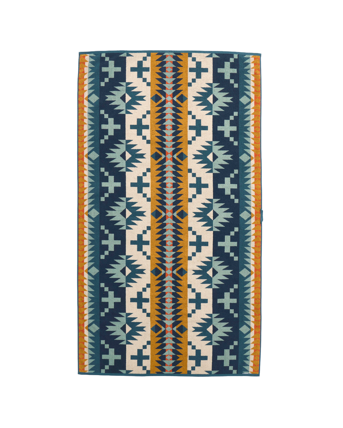 Pendleton Oversized Jacquard Spa Towel in Spider Rock Mist, view 2
