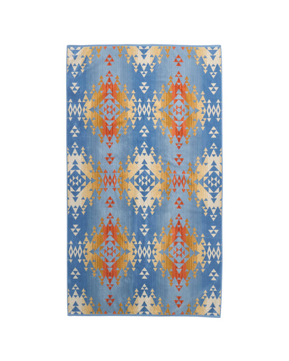 Pendleton Oversized Jacquard Spa Towel in Canyon Sky Sunset, view 1