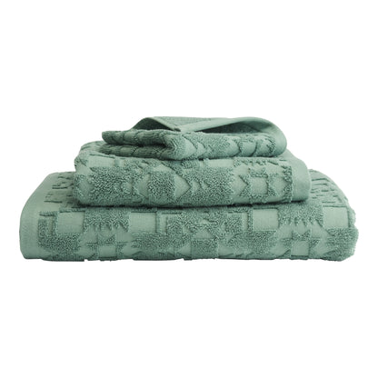 Pendleton Sculpted 3-Piece Towel Set in Marine, view 1