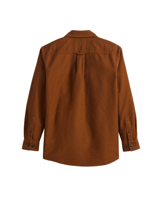 Pendleton Belmont Moleskin Shirt in Whisky - back alternate view
