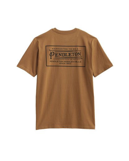 Pendleton Deschutes Vintage Graphic Tee in Whisky/Black - back