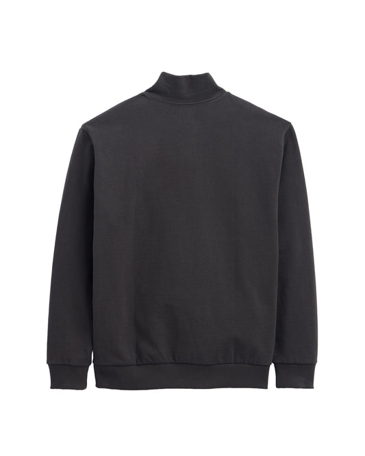 Pendleton Heritage 1/4 Zip Sweatshirt in Charcoal - back alternate view