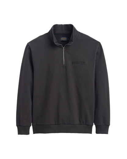 Pendleton Heritage 1/4 Zip Sweatshirt in Charcoal - front