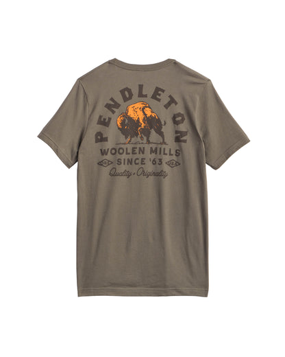 Pendleton Charging Bison Graphic Tee back
