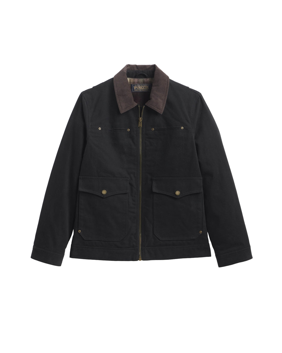 Pendleton Carson City Ranch Jacket in Black - front