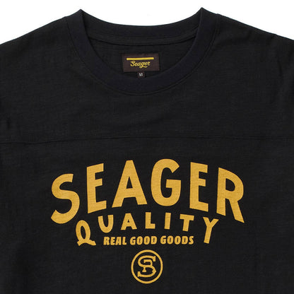 Seager Riggins Crew Tee Washed Black