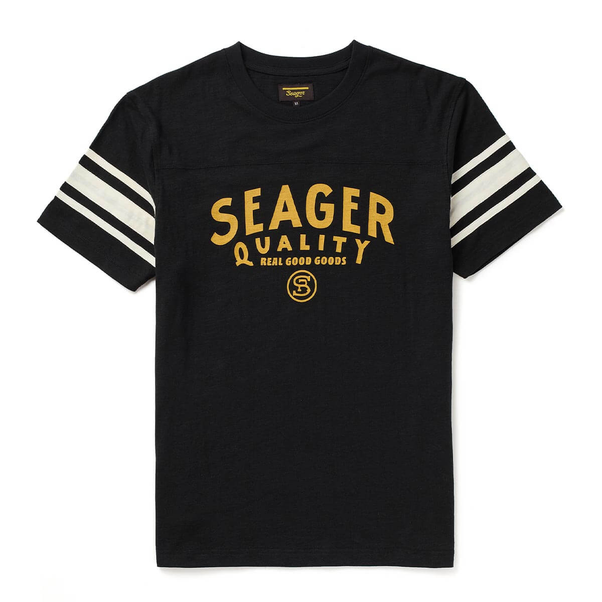 Seager Riggins Crew Tee Washed Black