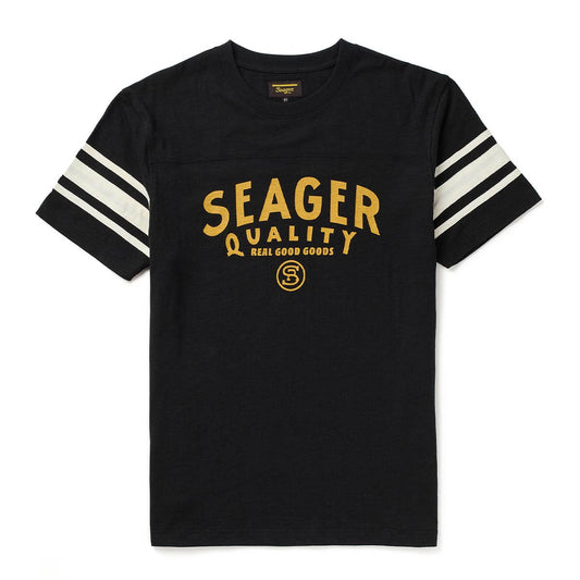 Seager Riggins Crew Tee Washed Black