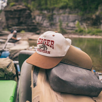Seager Rodeo Snapback Cap Cream/Brown
