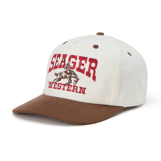 Seager Rodeo Snapback Cap Cream/Brown