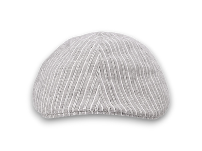 Bigalli Striped Linen Newsboy Cap