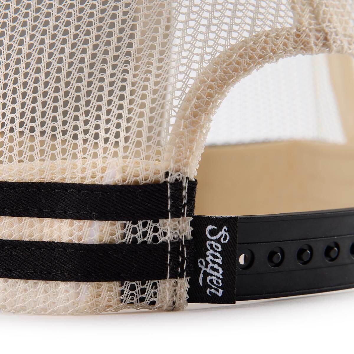 Seager Lasso Lash Trucker Cap Black