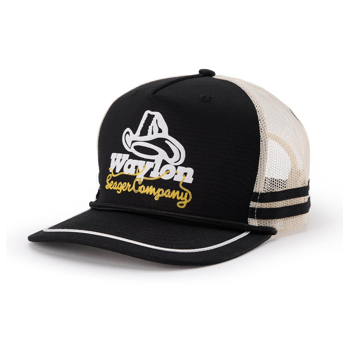 Seager Lasso Lash Trucker Cap Black