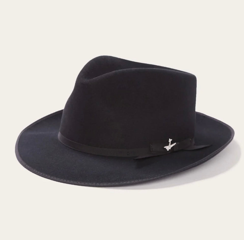 Stetson Stratoliner B Felt Fedora in Black