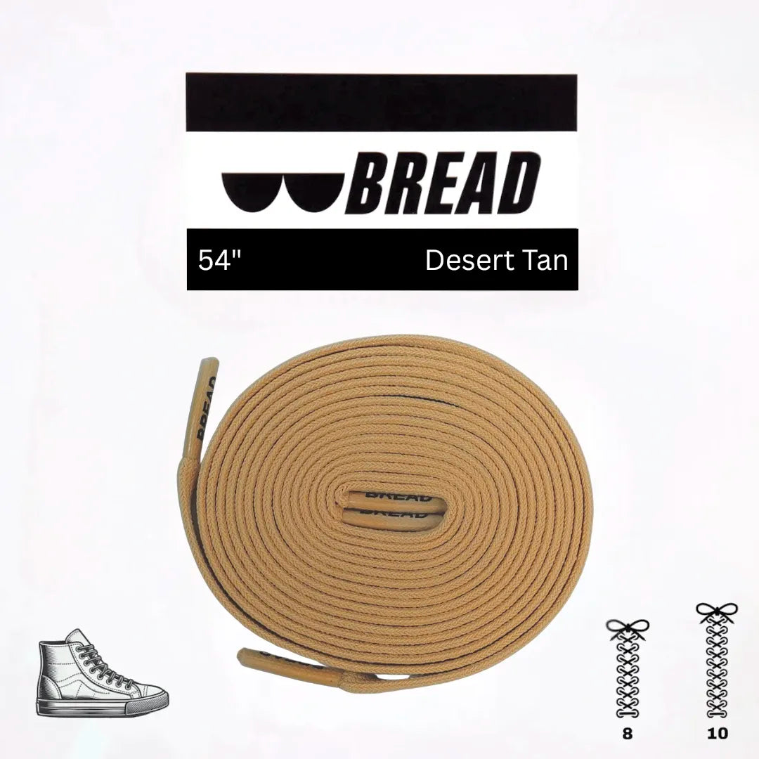 Stretchy Travel Shoelaces By Bread - Desert Tan