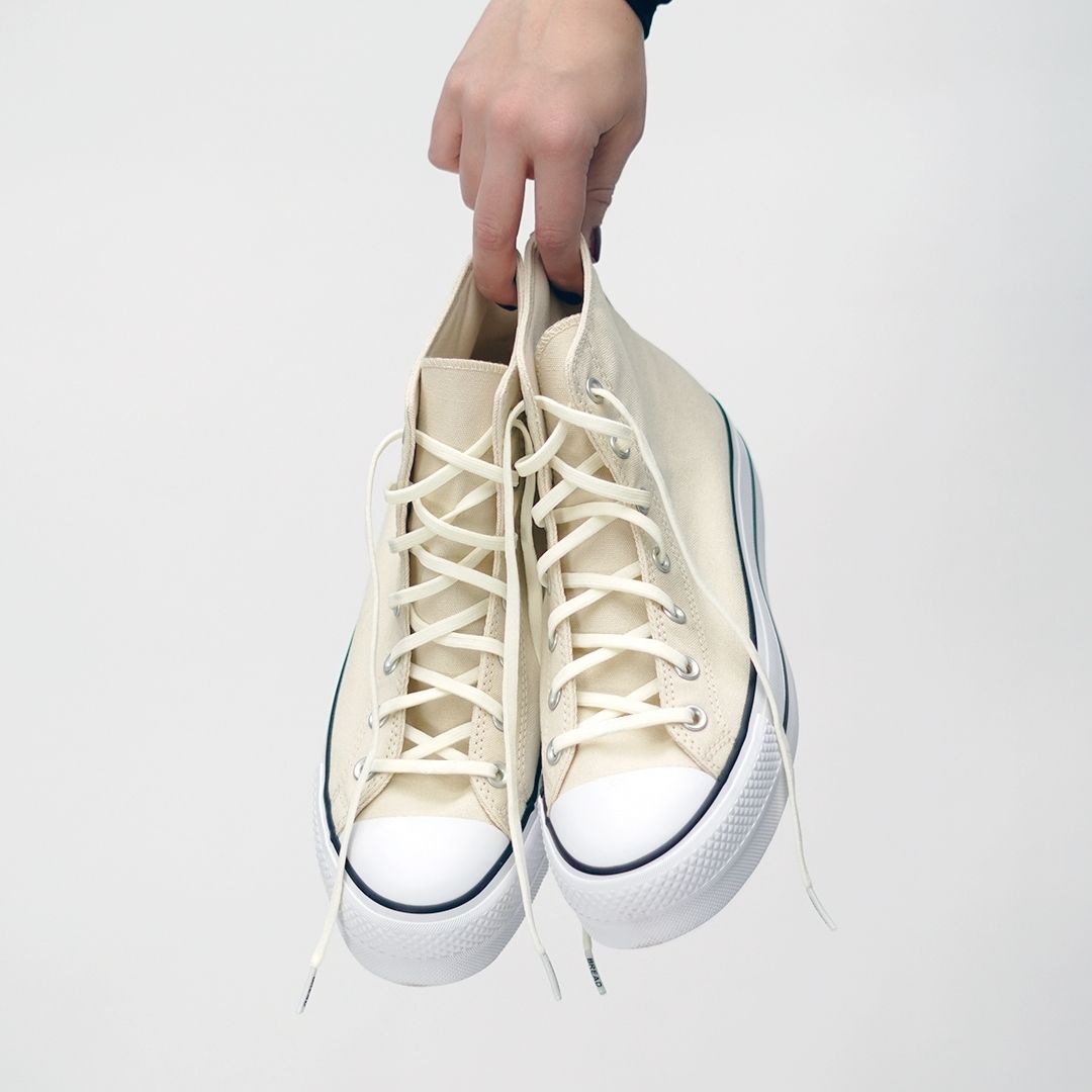 Stretchy Travel Shoelaces By Bread - Luxe Creme