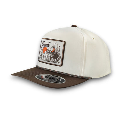 Ariat Beige/Brown Desert Patch Ballcap Headwear