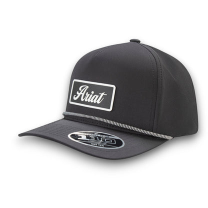 Ariat Black Rubber Patch Ballcap Headwear