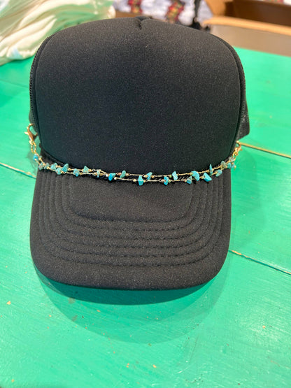 Turquoise Drift Hat Chain