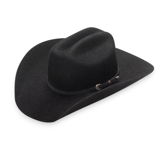 Black Felt Headwear