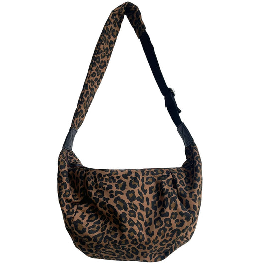 Leopard Print Cross Body Bag - Large alternate view