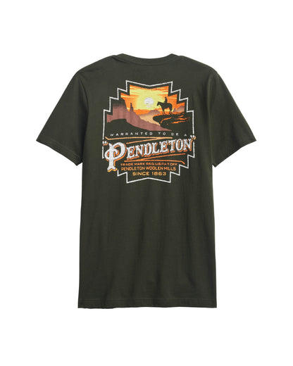 Pendleton Dusk Logo Graphic Tee back