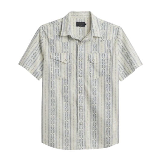 Pendleton Laramie Short Sleeve Shirt - Laurel Grove Stripe
