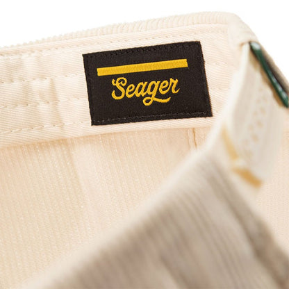 Seager Los Rios Corduroy Snapback Cap Natural/Green