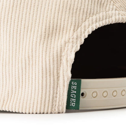 Seager Los Rios Corduroy Snapback Cap Natural/Green
