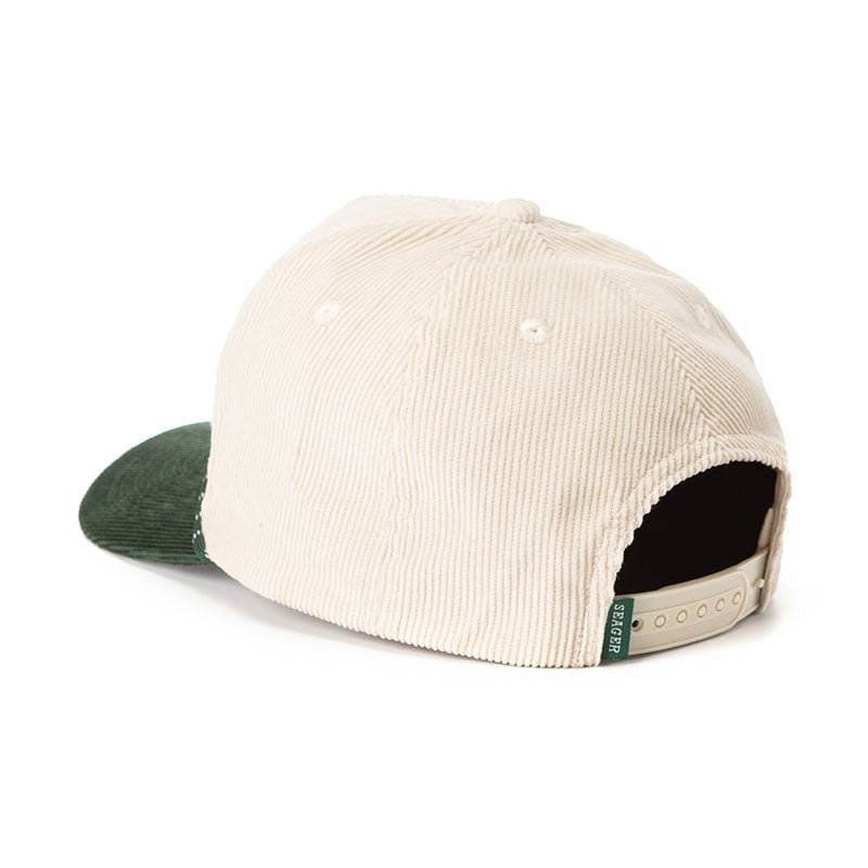 Seager Los Rios Corduroy Snapback Cap Natural/Green