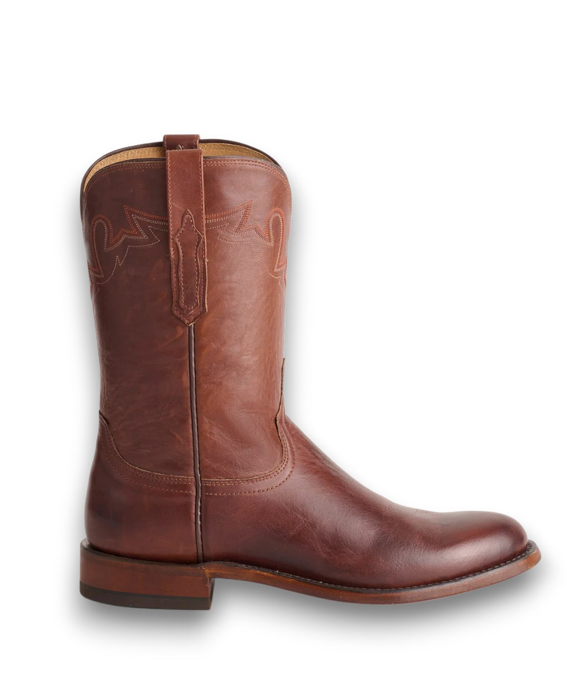 Lucchese Sunset Roper - Tan Ranch Hand Boots