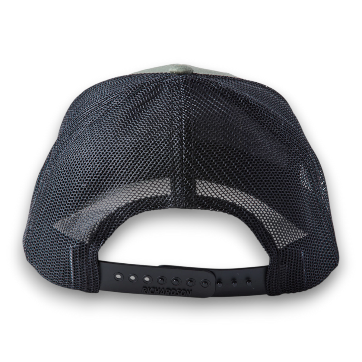 Moon Ridge Hats and Heritage Lucchese loden and black mesh back trucker cap with adjustable snap closure