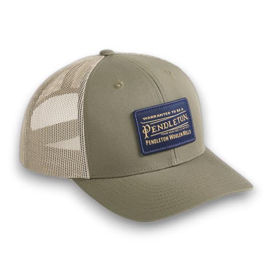 Pendleton Classic Patch Trucker — Loden Headwear