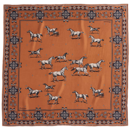 Pendleton Silk Scarf — Herd of Horses