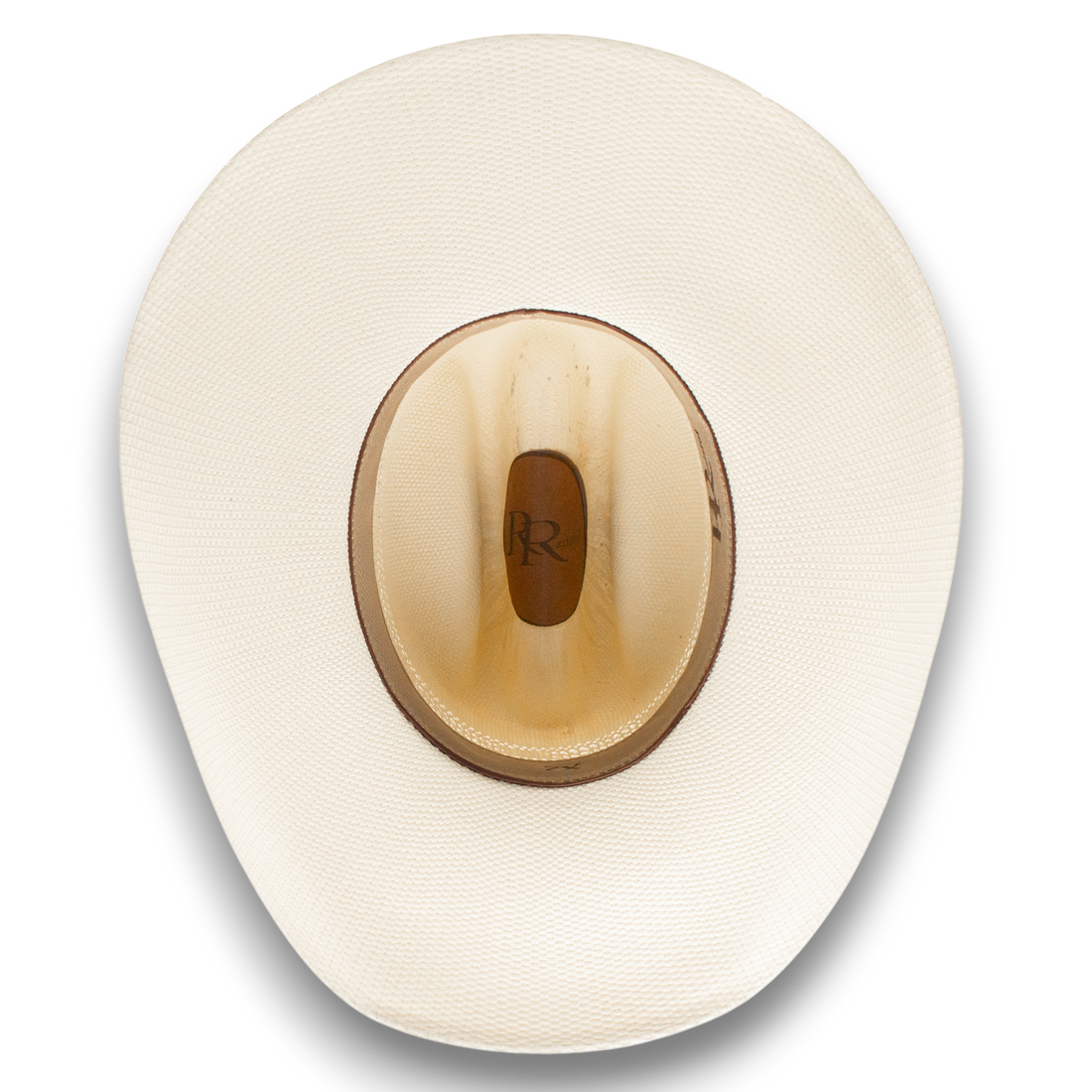 Moon Ridge Resistol Anders straw hat, natural straw color, tall vented crown, 4 1/4" brim, 4 1/8" crown.