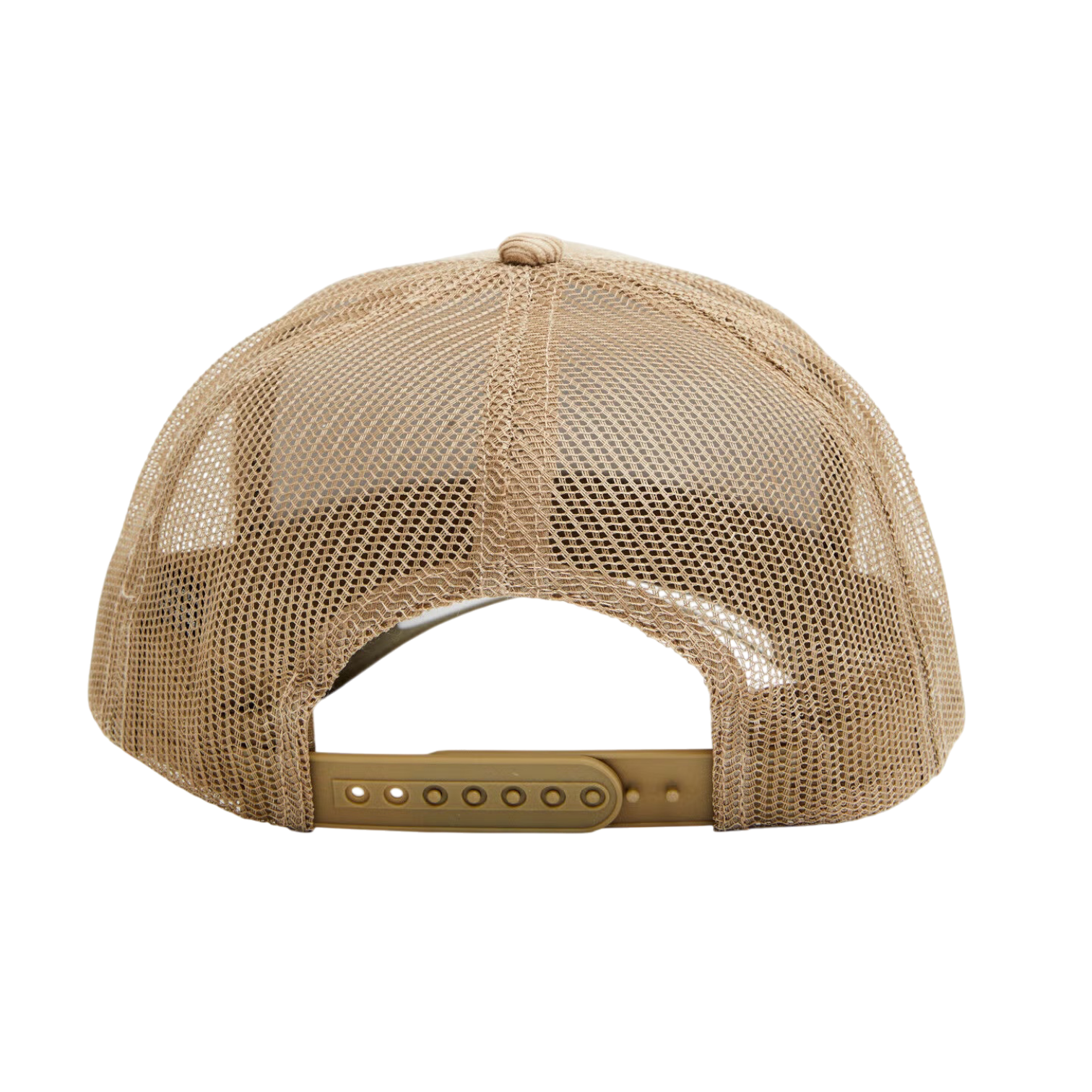 Rafter M Hat Company tan corduroy trucker cap with Stetson leather patch and braided rope detail.