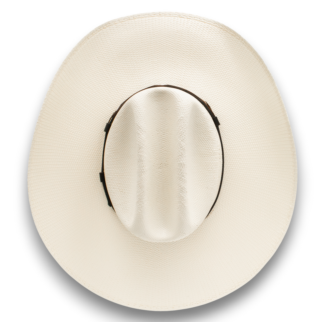 Moon Ridge Resistol Anders straw cowboy hat in natural straw with a tall vented crown and a 4 1/4" brim.