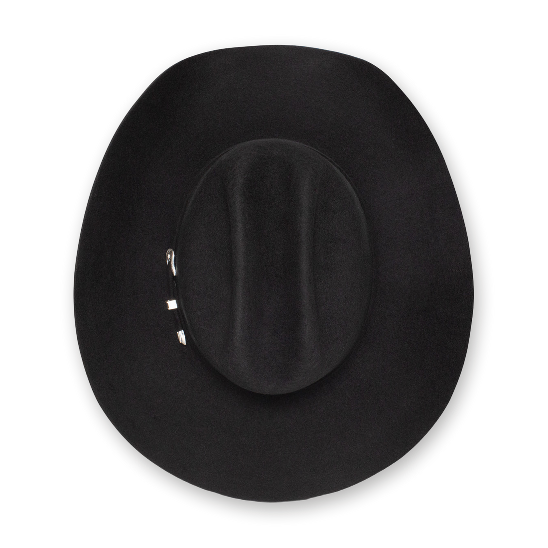 Resistol Tucker 3X in Black, top view