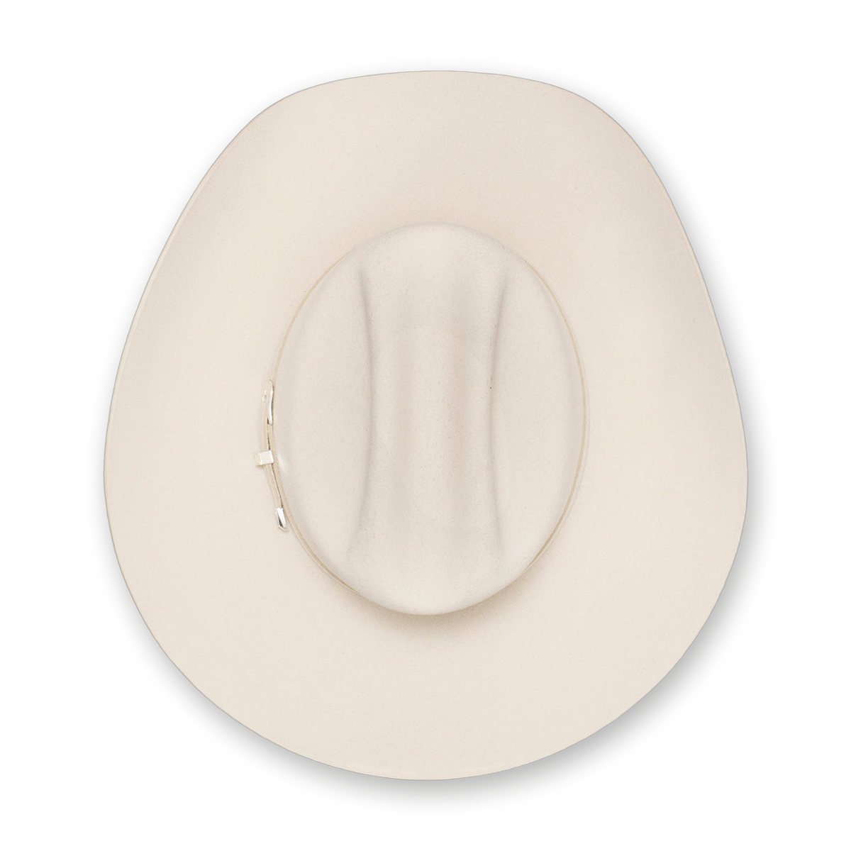 Resistol Tucker 3X in Bone, top view