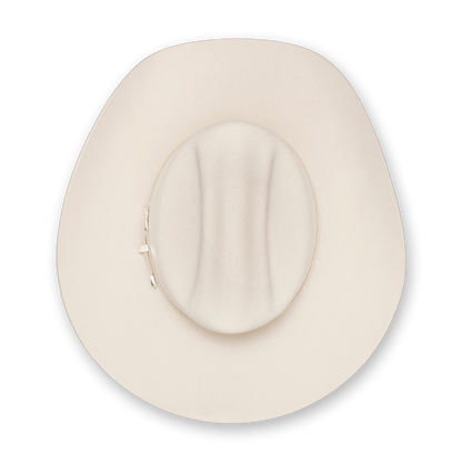 Resistol Tucker 3X in Bone, top view