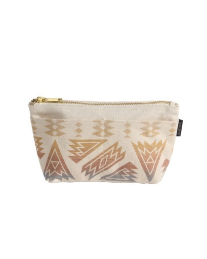 Pendleton Astoria Canvas Zip Pouch in ponderosa ivory