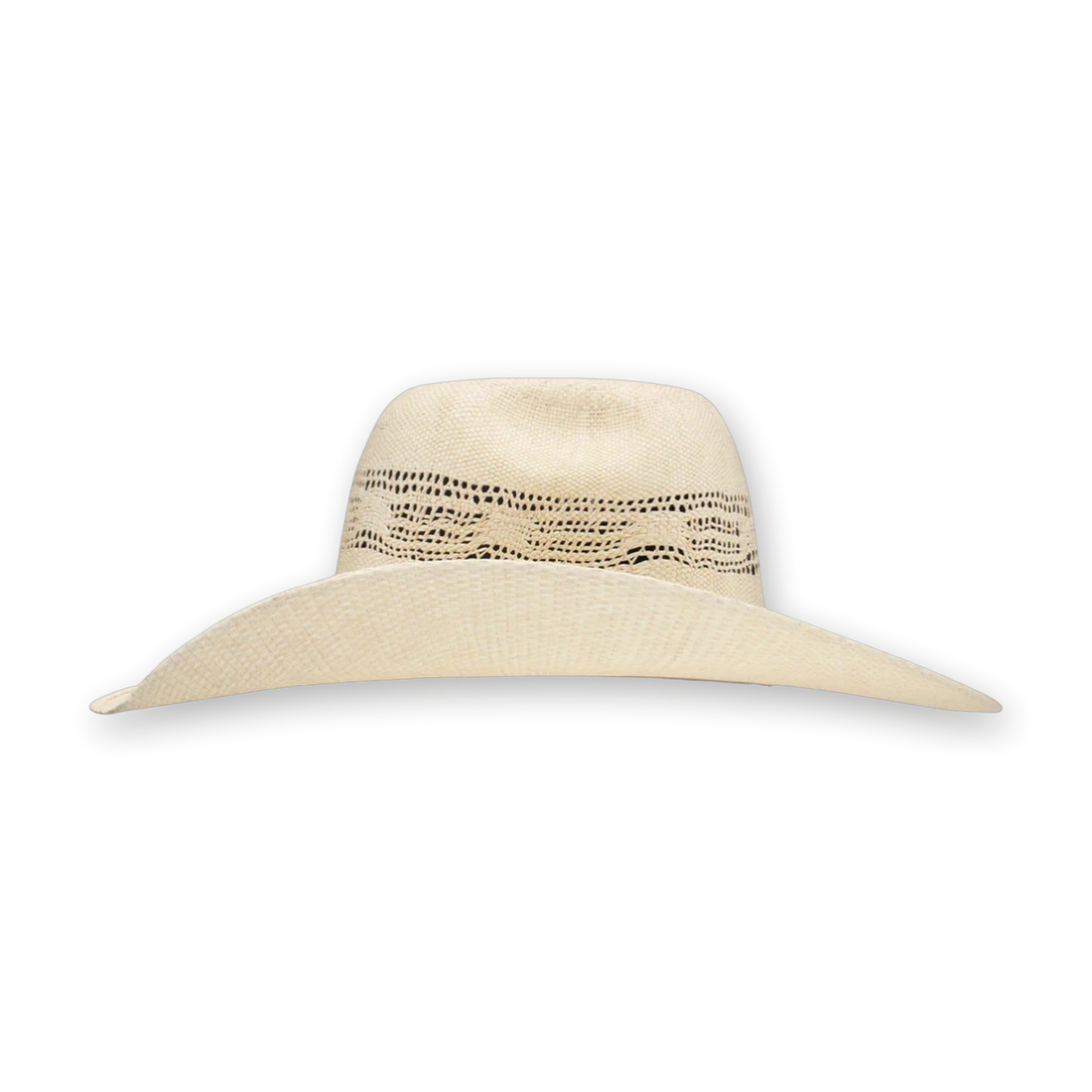 Stetson Amberwood bangora straw cowboy hat, side view