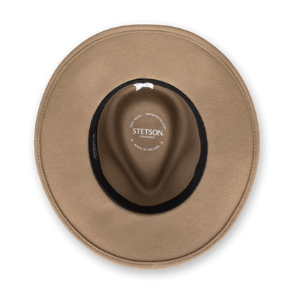 Stetson Bozeman, interior crushable wool branding