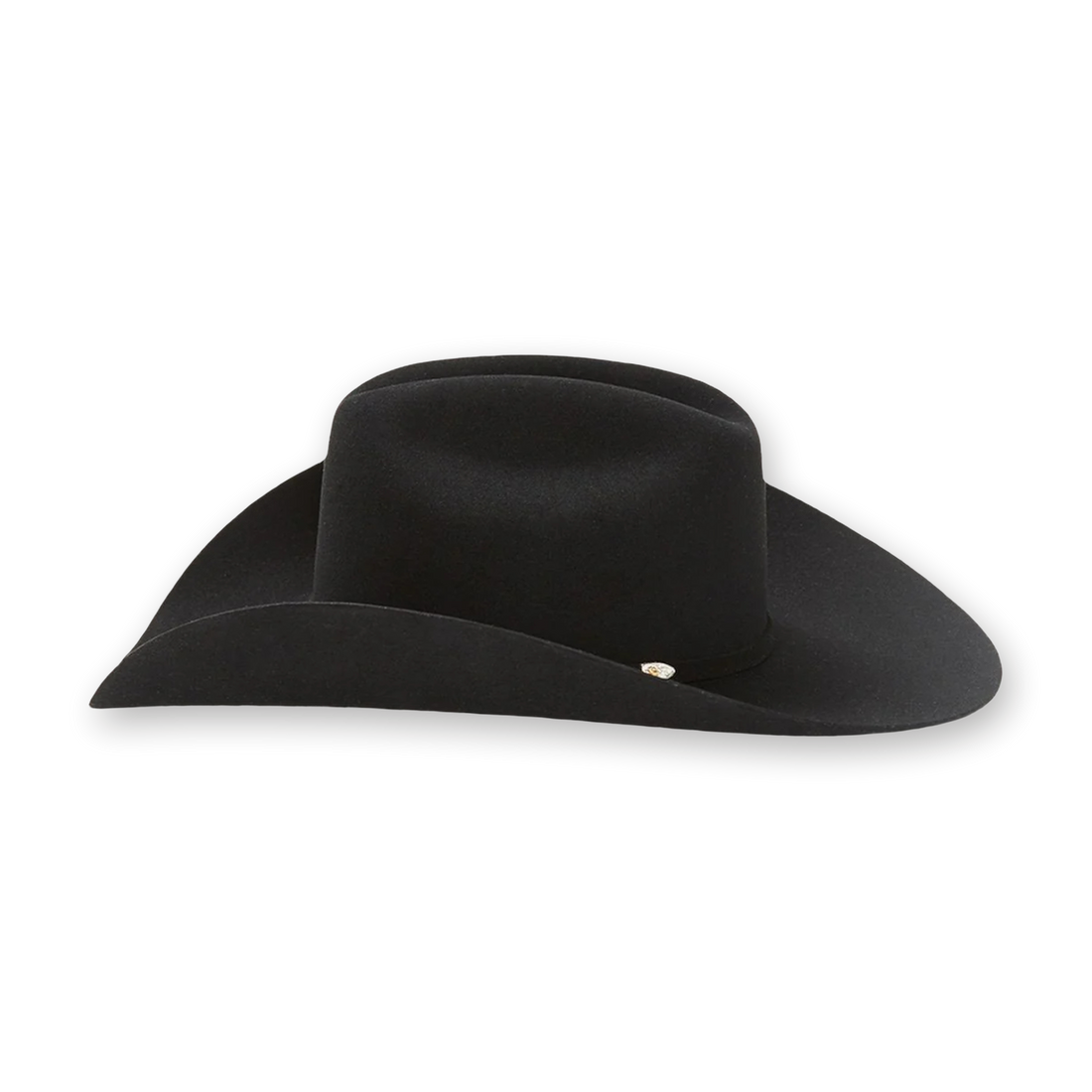 Stetson Brenham 4X cowboy hat in black, side view