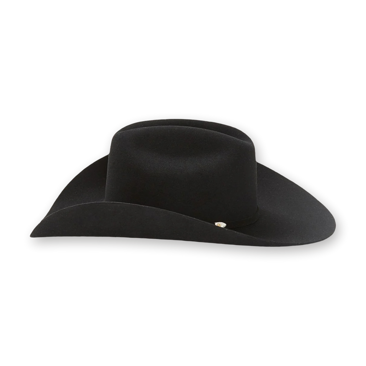 Stetson Brenham 4X cowboy hat in black, side view