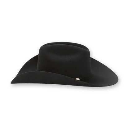 Stetson Brenham 4X cowboy hat in black, side view
