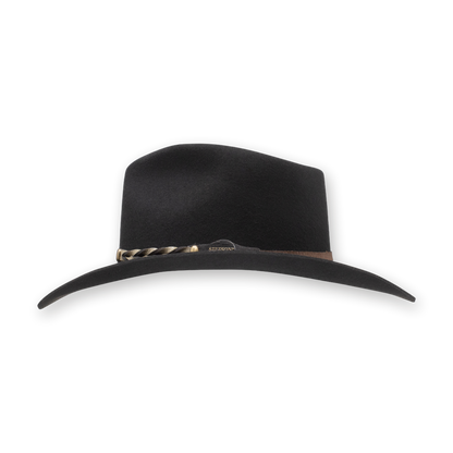 Stetson Drifter 4X in Black, side view